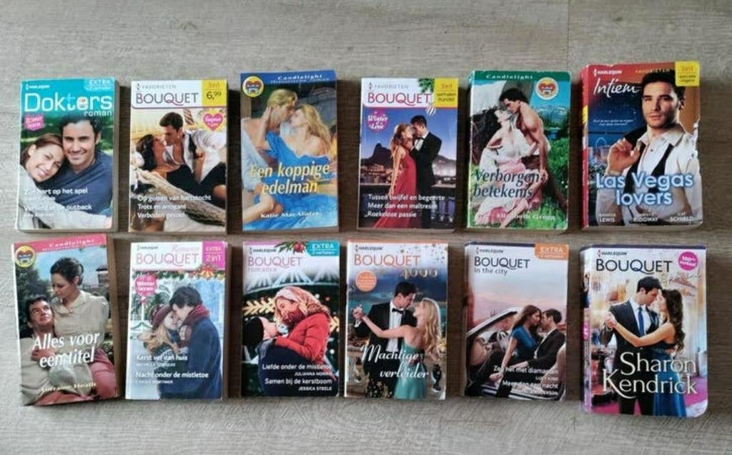Intiem,Candlelight,Bouquet,Harlequin,Doktersroman,12 stuks, Boeken, Ophalen of Verzenden, Zo goed als nieuw