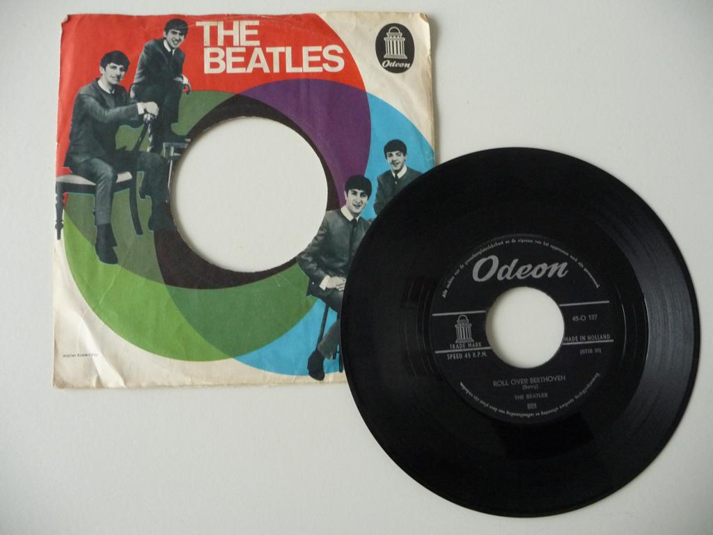 single THE BEATLES - ROLL OVER BEETHOVEN - Odeon Rec. 1964, Gebruikt, 7 inch, Single, Ophalen of Verzenden