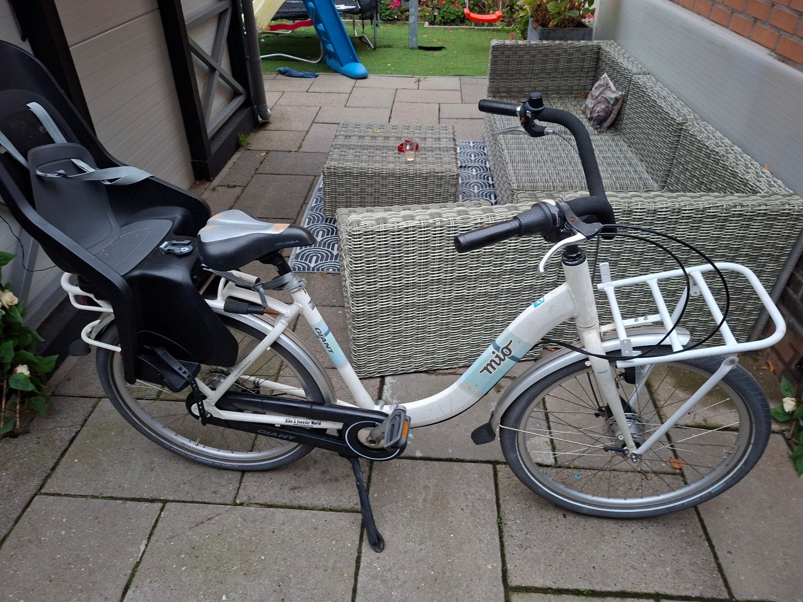 Giant Mio moederfiets met kinderzitje, Fietsen en Brommers, Ophalen, Gebruikt, Giant, 50 tot 53 cm