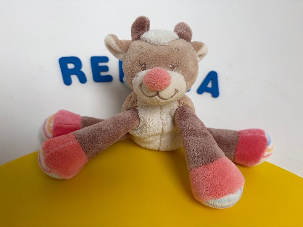 K3750 Nattou hert hertje bruin, Kinderen en Baby's, Ophalen of Verzenden, Zo goed als nieuw, Overige typen
