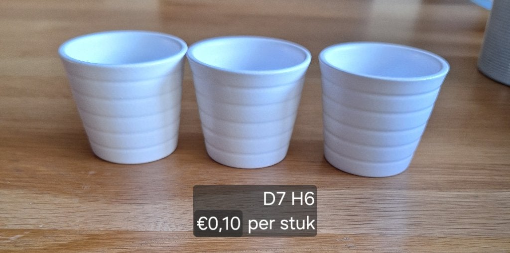 Bloempot/plantpot, Ophalen, Rond, Binnen, Zo goed als nieuw