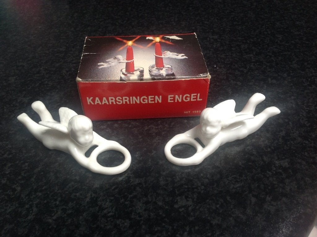 Kaarsenringen "Engel", Diversen, Ophalen of Verzenden, Zo goed als nieuw