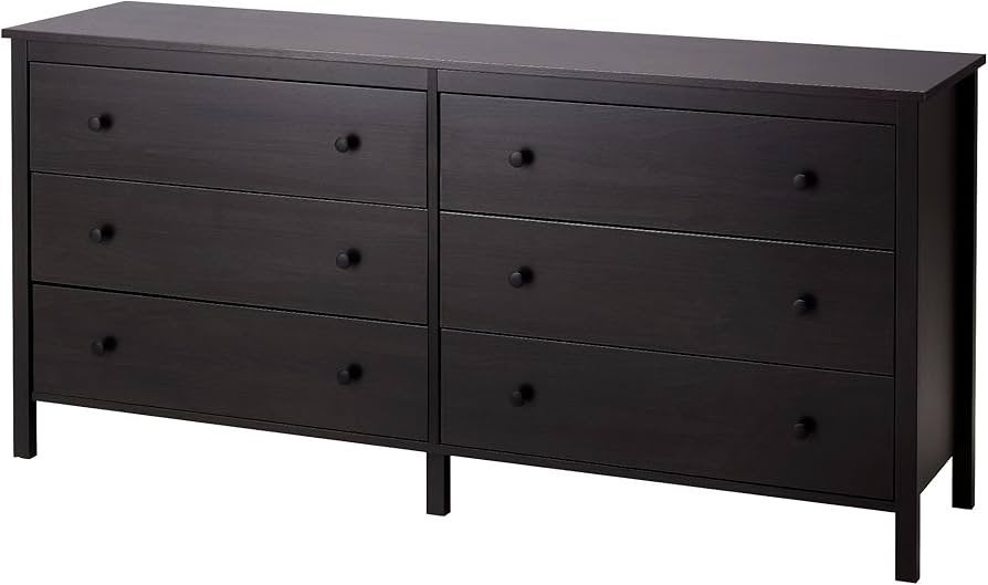 KOPPANG Ladekast met 6 laden, 172x83 cm, zwart-bruin, Huis en Inrichting, Ophalen of Verzenden, Gebruikt, 25 tot 50 cm, 50 tot 100 cm