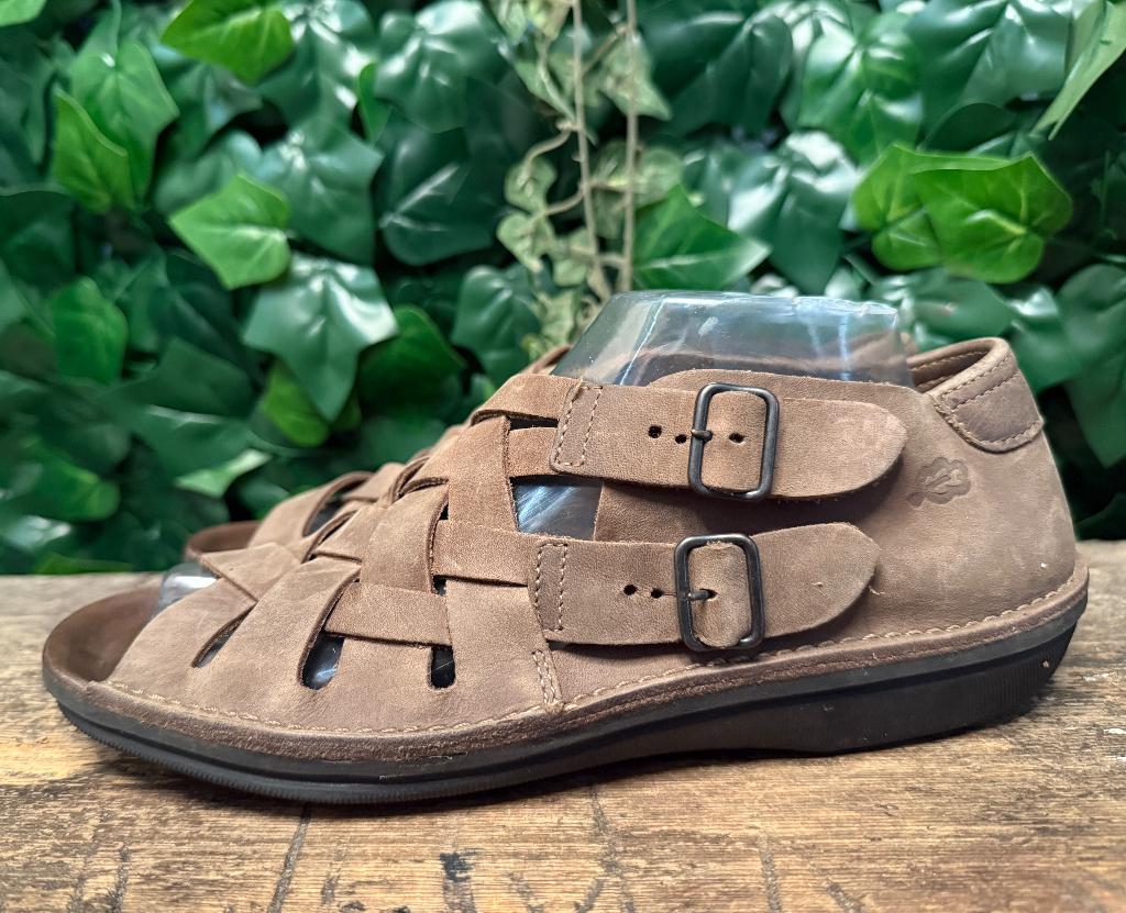 bijna Nieuwe sandalen van Loints of holland maat 40, Bruin, Loints of holland, Zo goed als nieuw, Loints of holland