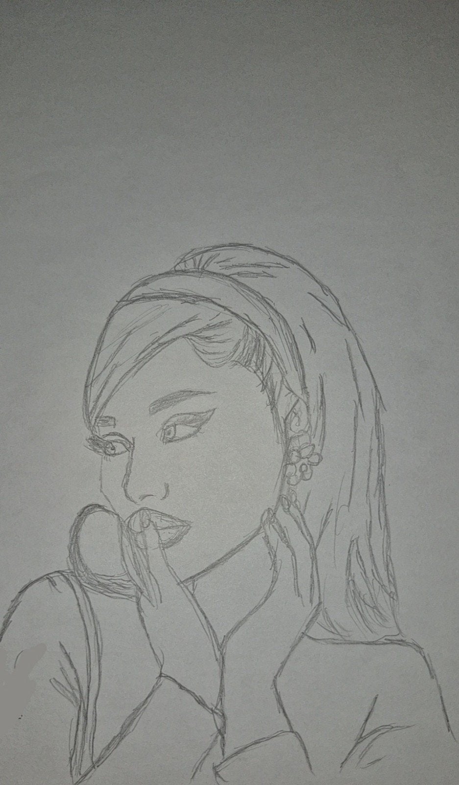 ariana Grande tekening, Verzenden, Zo goed als nieuw