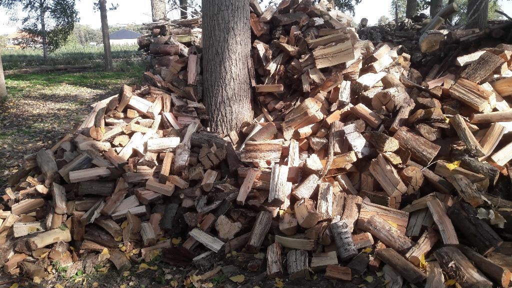openhaardhout stook klaar, Tuin en Terras, Haardhout, 3 tot 6 m³, Ophalen of Verzenden, Eikenhout, Blokken