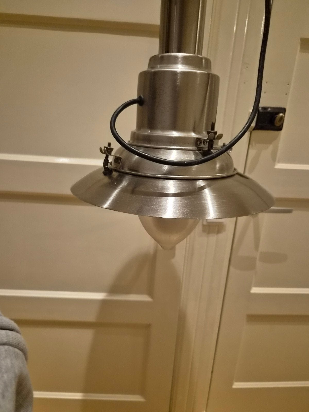 Hanglamp - visserslamp? scheepslamp?, Ophalen, Gebruikt, Metaal, E27 (groot)