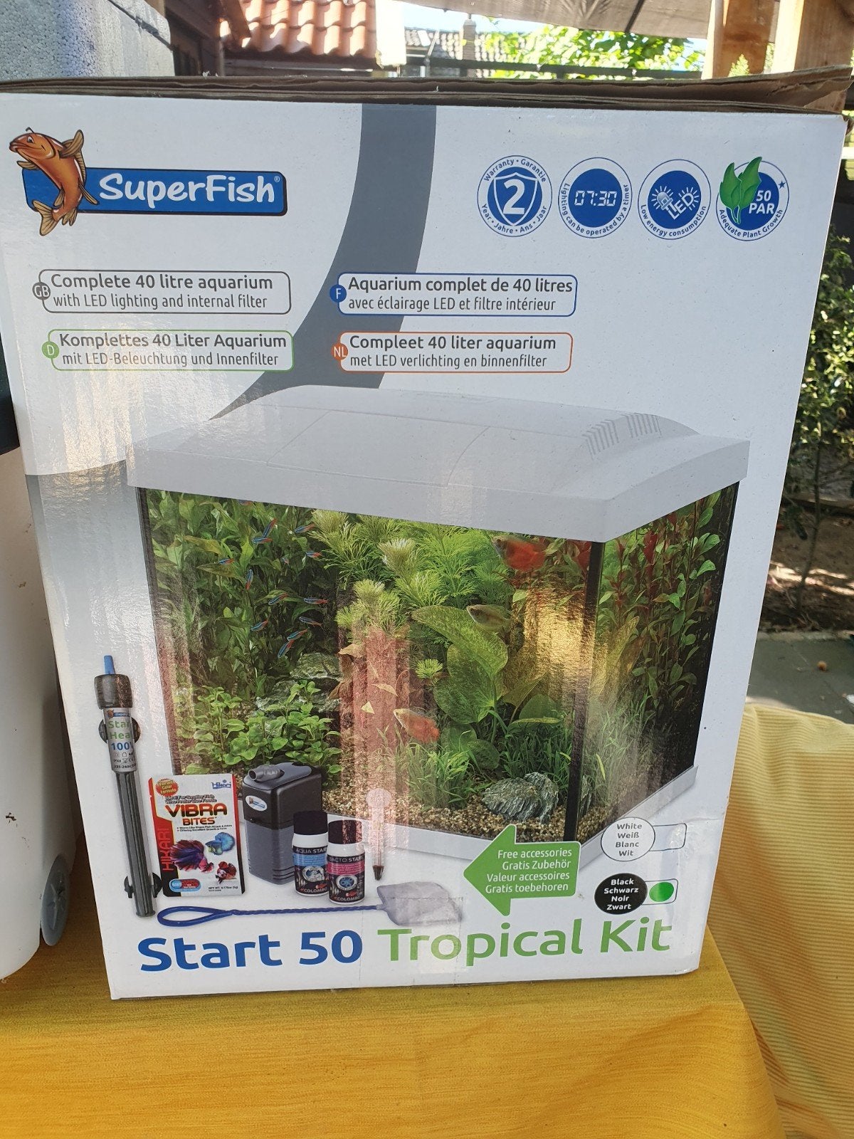 Te koop aquarium, Dieren en Toebehoren, Vissen | Aquaria en Toebehoren, Ophalen, Inclusief deksel, Zo goed als nieuw, Leeg aquarium