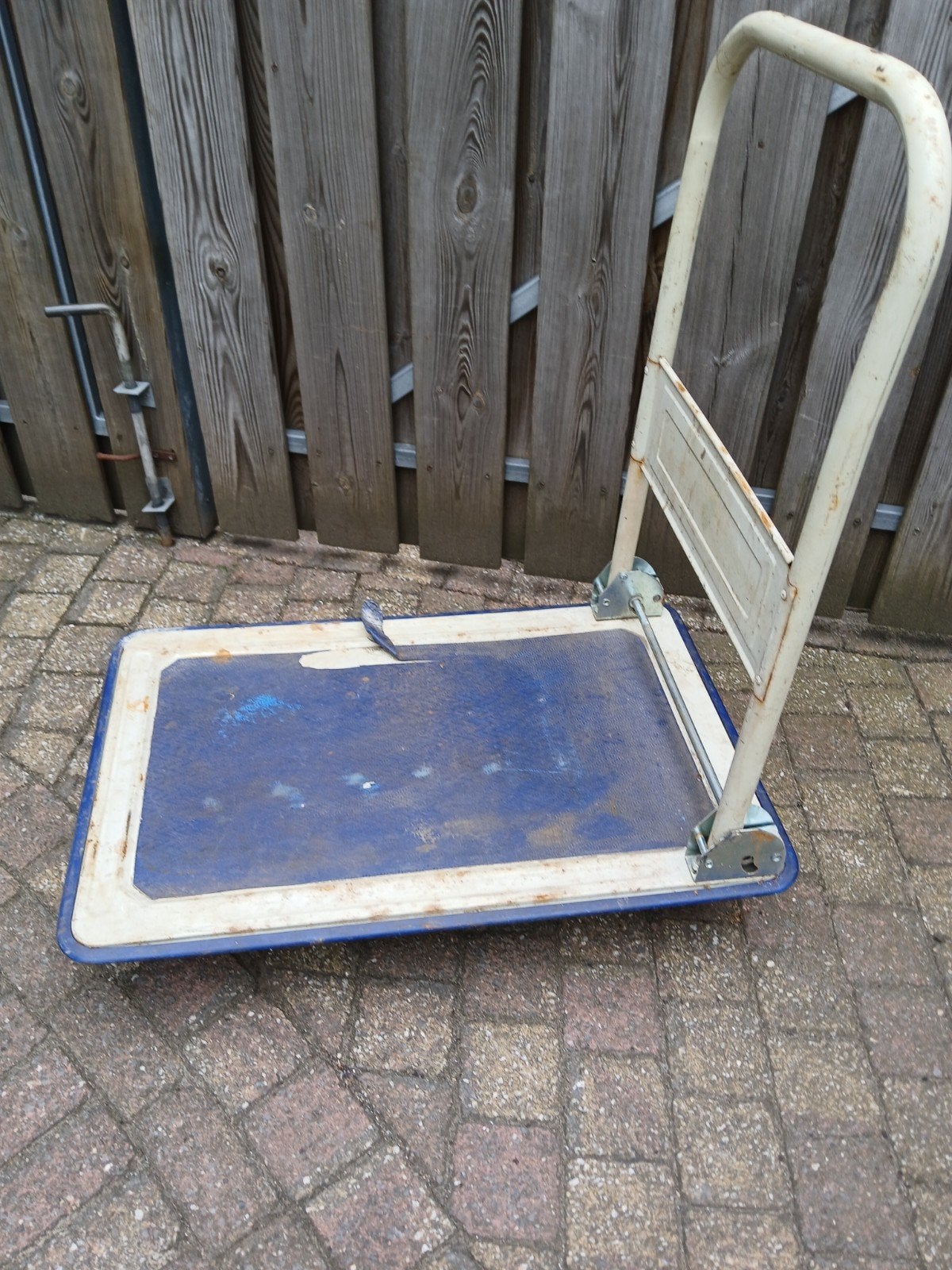 Opvouwbare transportkar 150KG, Doe-het-zelf en Verbouw, Transportwagens, Ophalen