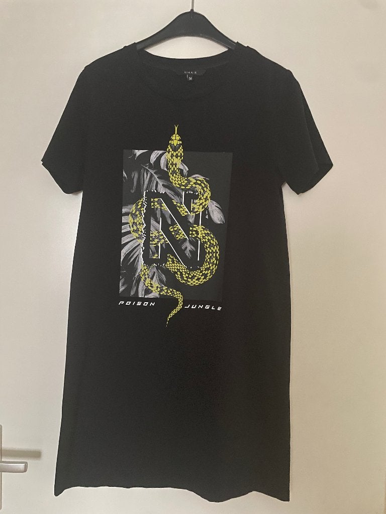 Nikkie jurkje maat 34 zwart nieuw, Zwart, Nieuw, Ophalen of Verzenden, Maat 34 (XS) of kleiner
