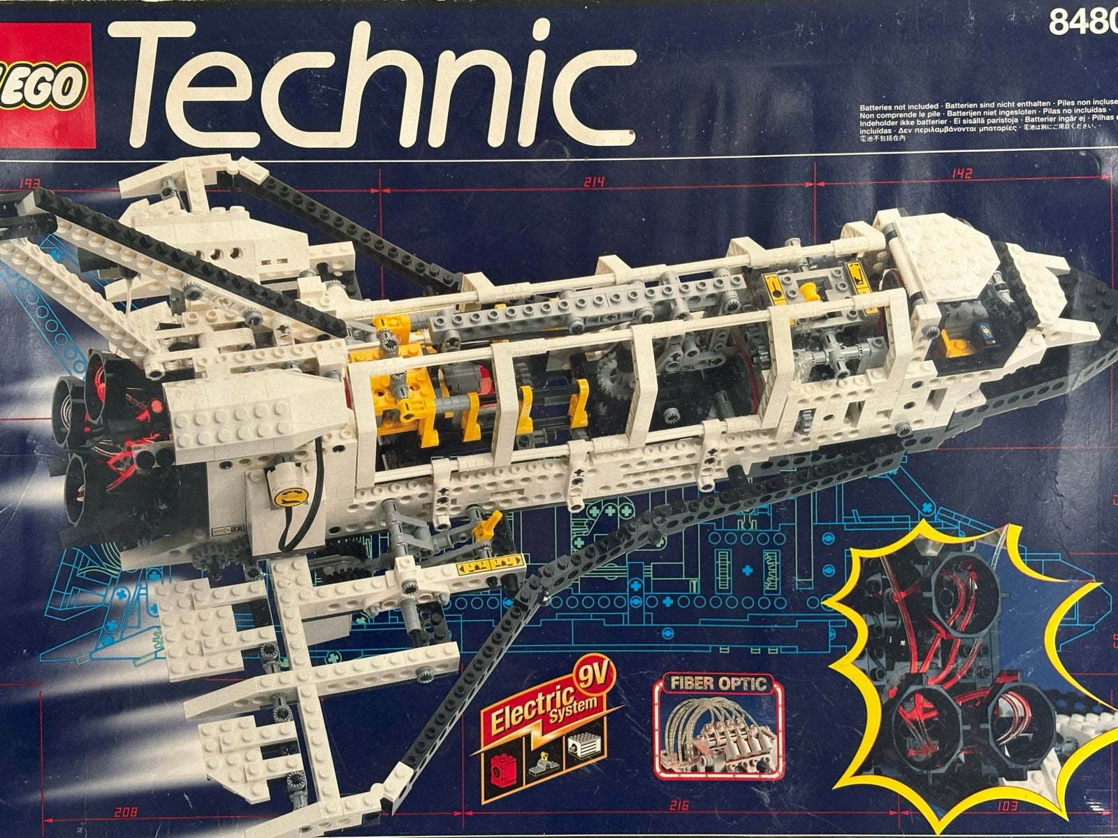 LEGO Technic 8480 Space Shuttle met Electric System, Ophalen of Verzenden, Gebruikt, Overige merken