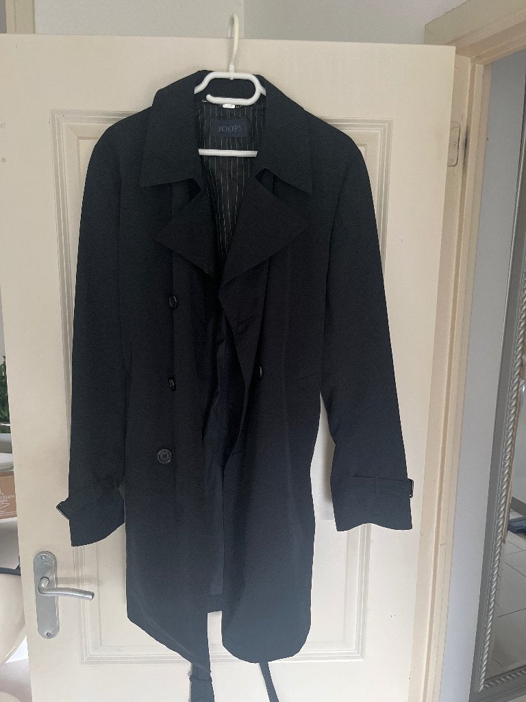 Trench Coat Joop!, Joop!, Maat 48/50 (M), Zwart, Ophalen of Verzenden