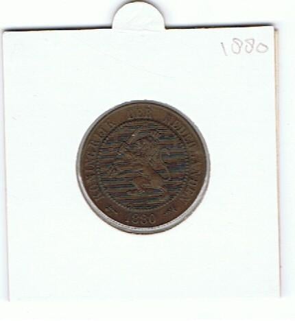 Munten Nederland, Postzegels en Munten, Ophalen of Verzenden, Koning Willem III, Overige waardes, Losse munt
