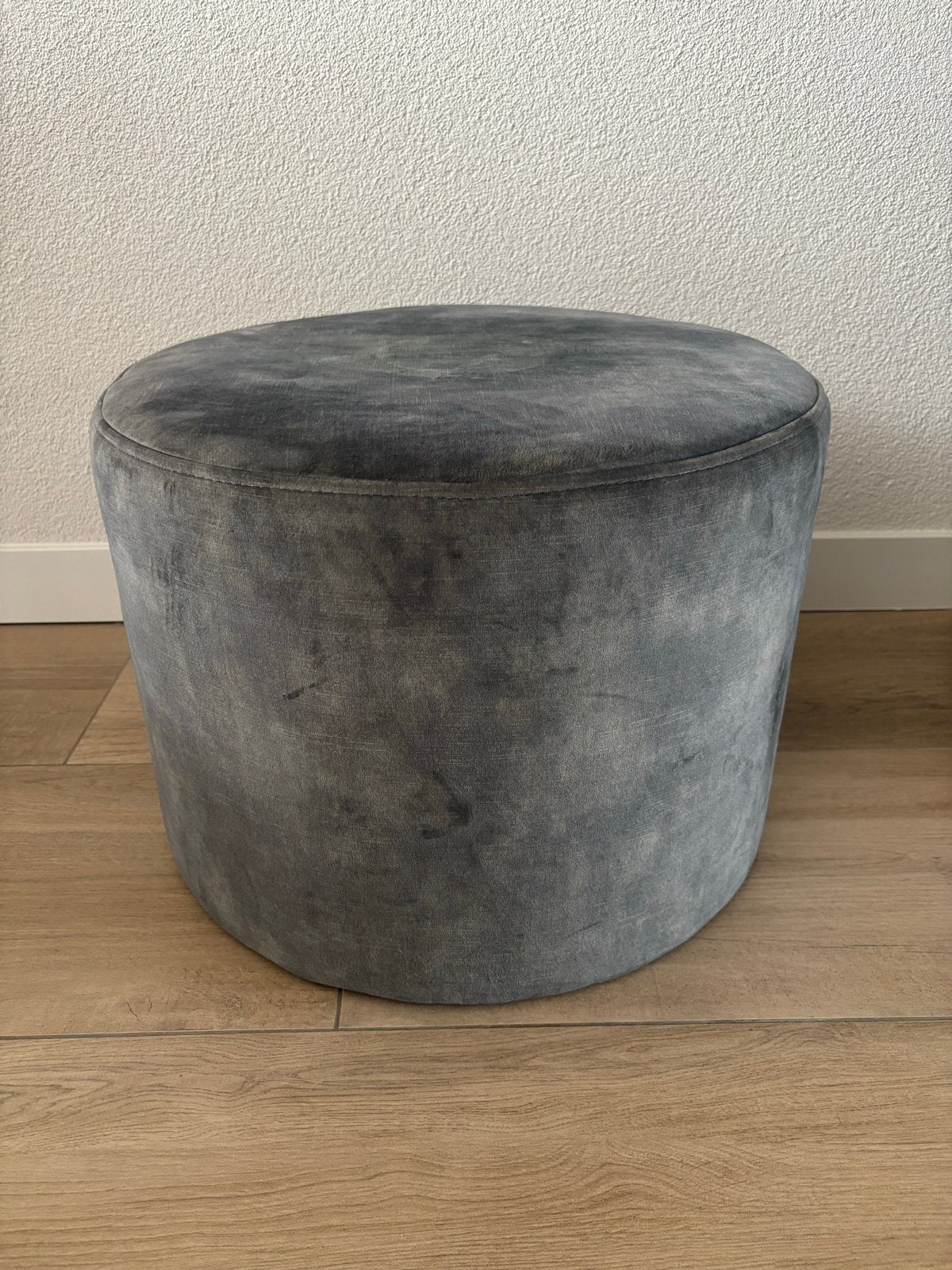 Donkergroene poef Bronx 71, Ophalen, Minder dan 50 cm, Gebruikt, Stof