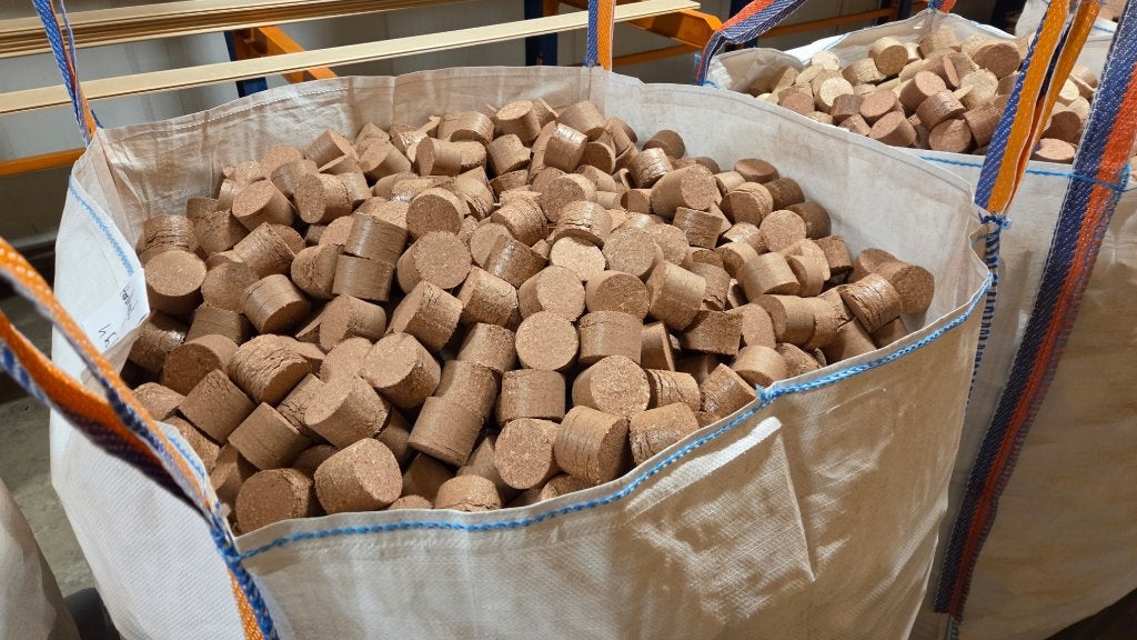 Hout briketten in Bigbag – €  0,20 per kg – OP = OP!, Minder dan 3 m³, Ophalen
