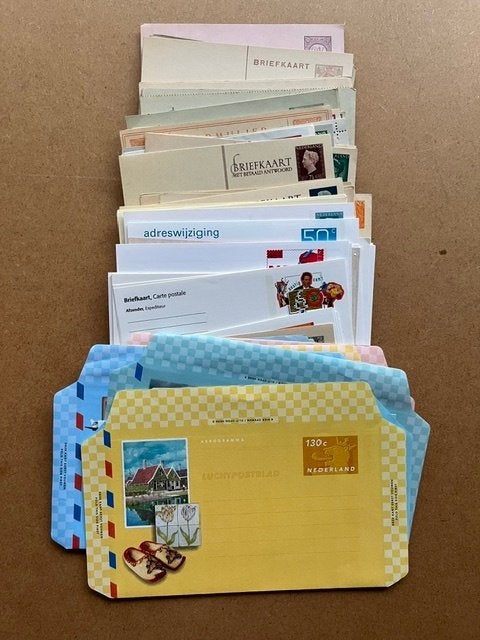 128 BLANCO POSTWAARDESTUKKEN NEDERLAND, Verzenden, Briefkaart