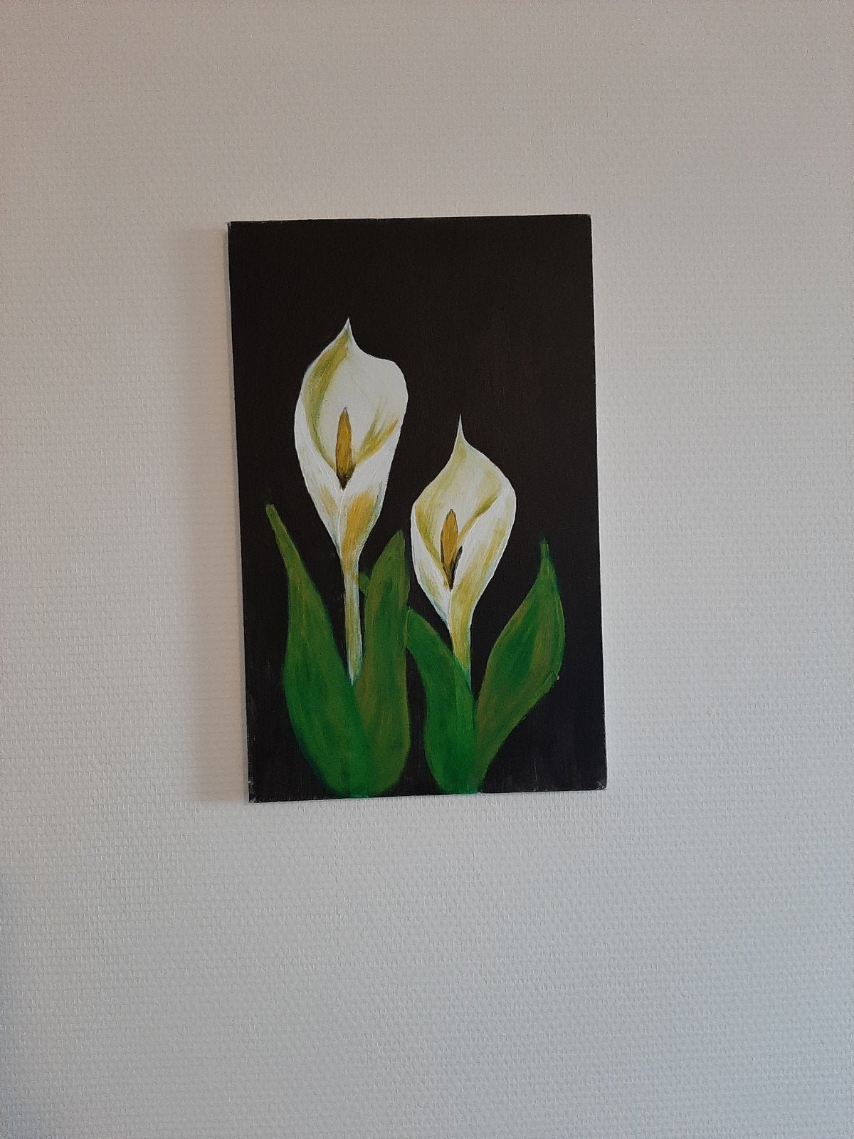 schilderij aronskelk, Ophalen of Verzenden