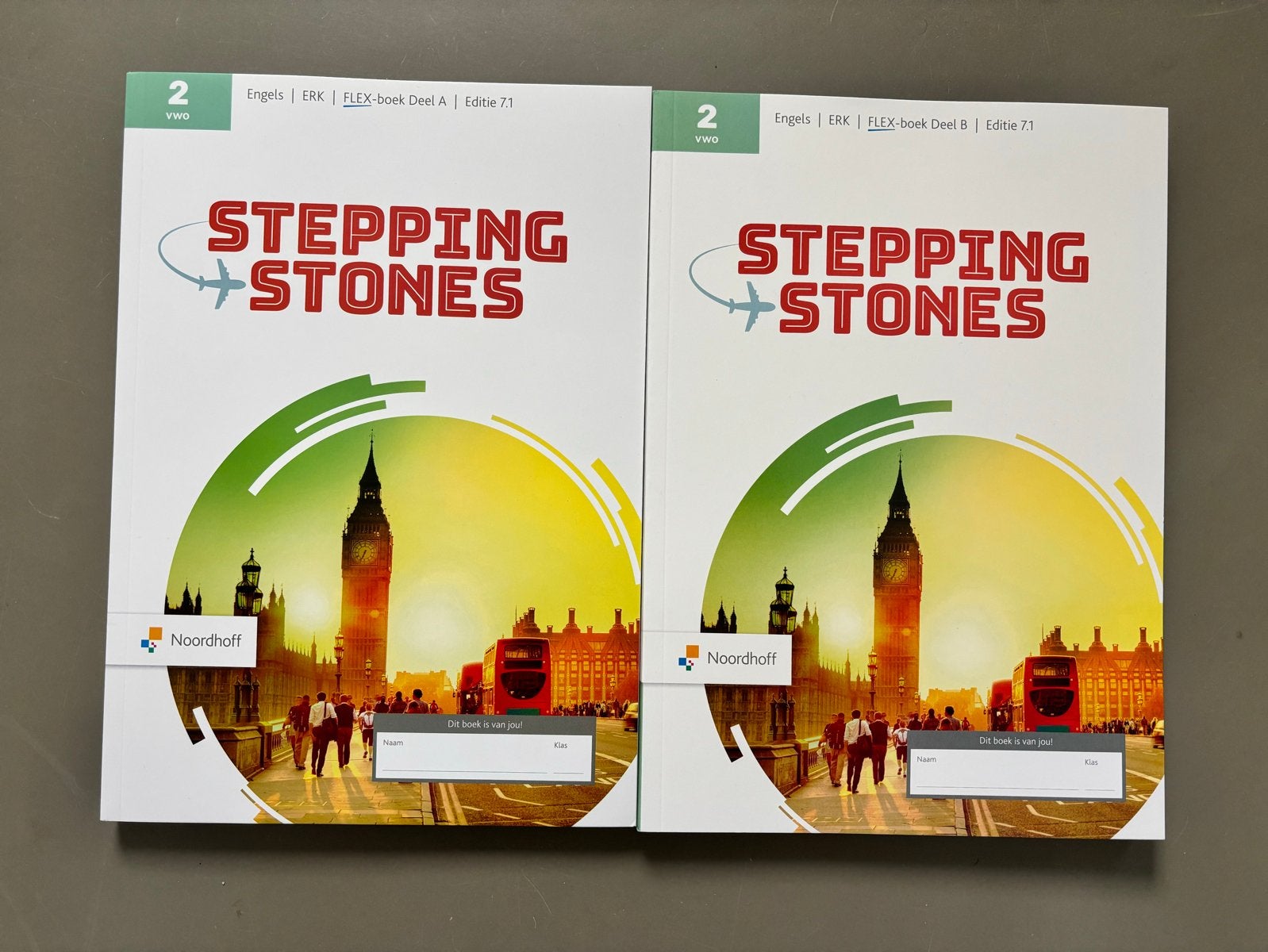 Stepping Stones Engels VWO 2 - Deel A & B (Editie 7.1), Ophalen of Verzenden, Nieuw, VWO, Engels