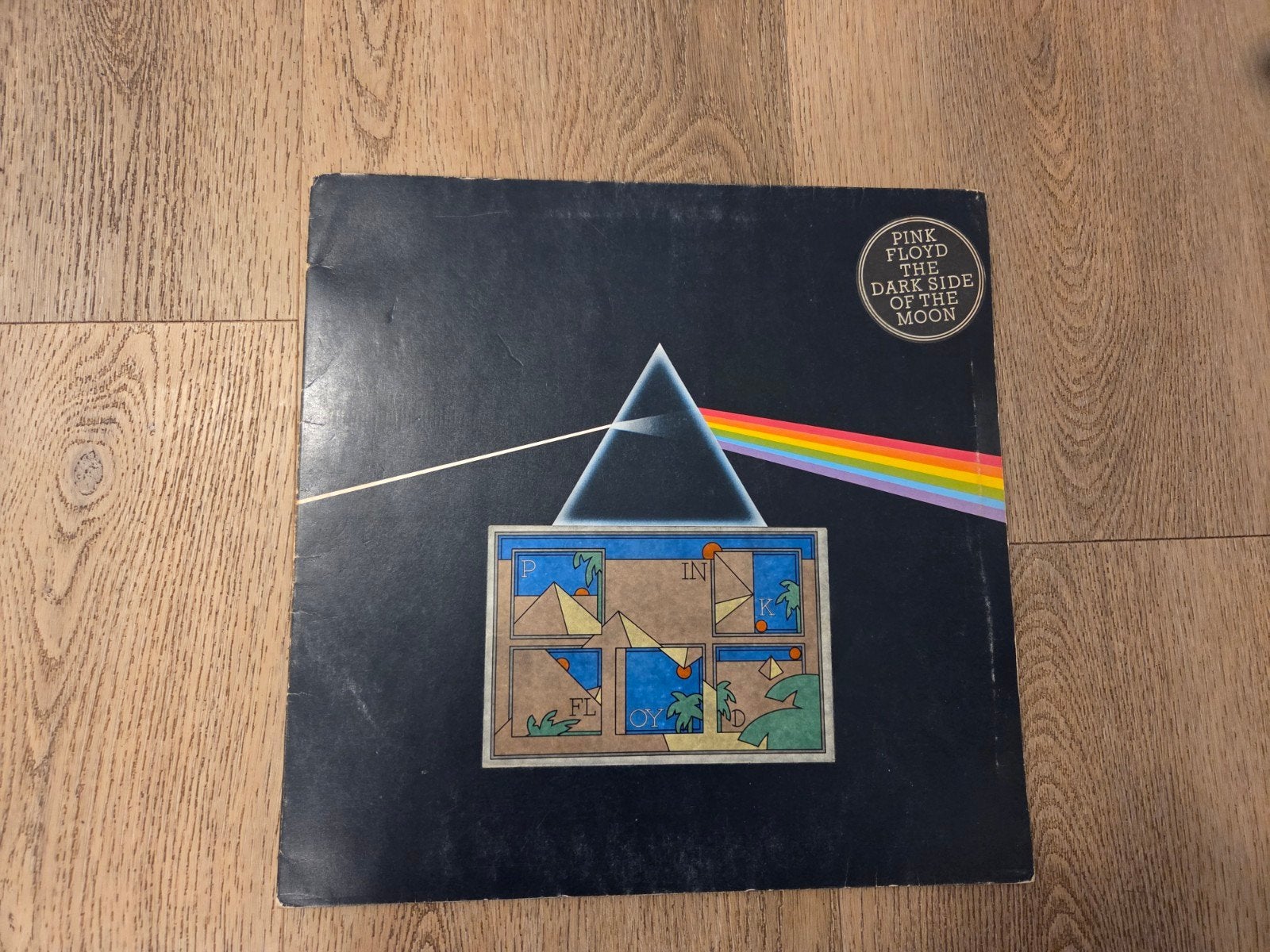 Pink Floyd - The Dark Side of the Moon LP (1973), LP, Rock, Gebruikt, Originele persing