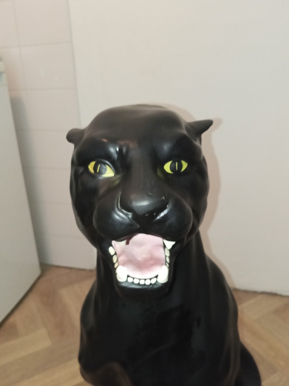 Zwarte Panter Beeld - Indrukwekkende Decoratie, Ophalen, Kunststof, 50 - 100 cm, Zwart