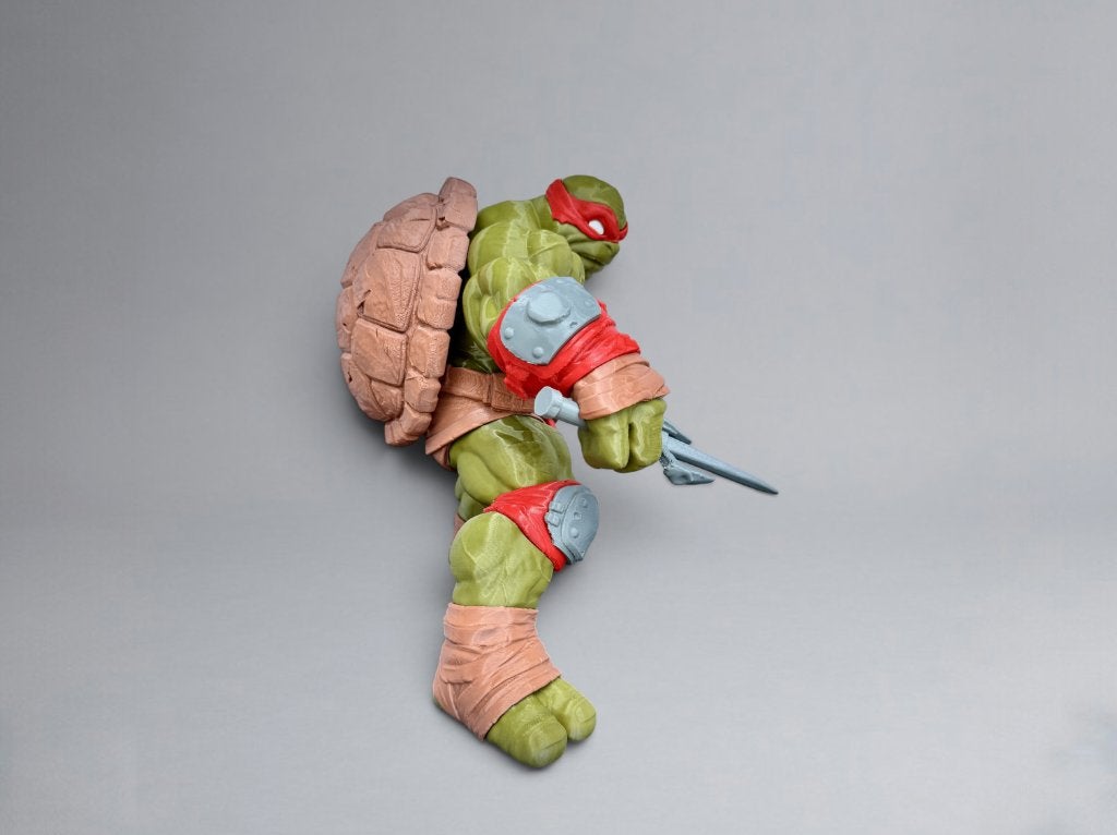 Raphael | TMNT | 30 cm | Game Figuur | 3D Geprint, Ophalen of Verzenden, Nieuw, Fantasy