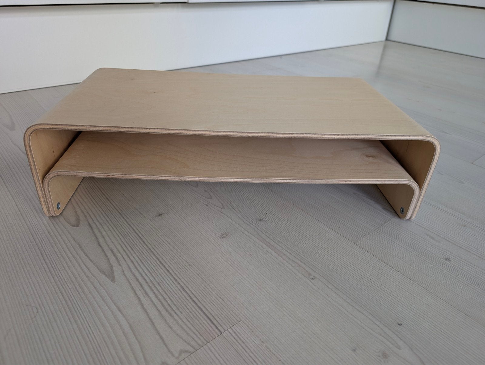 IKEA VATTENKAR laptop/monitor stand, Hout, Beige, Ophalen of Verzenden, Zo goed als nieuw