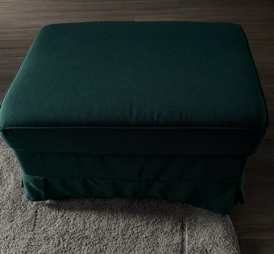 Ikea Ektorp Voetenbank, Ophalen, 75 tot 100 cm, Zo goed als nieuw, Rechthoekig