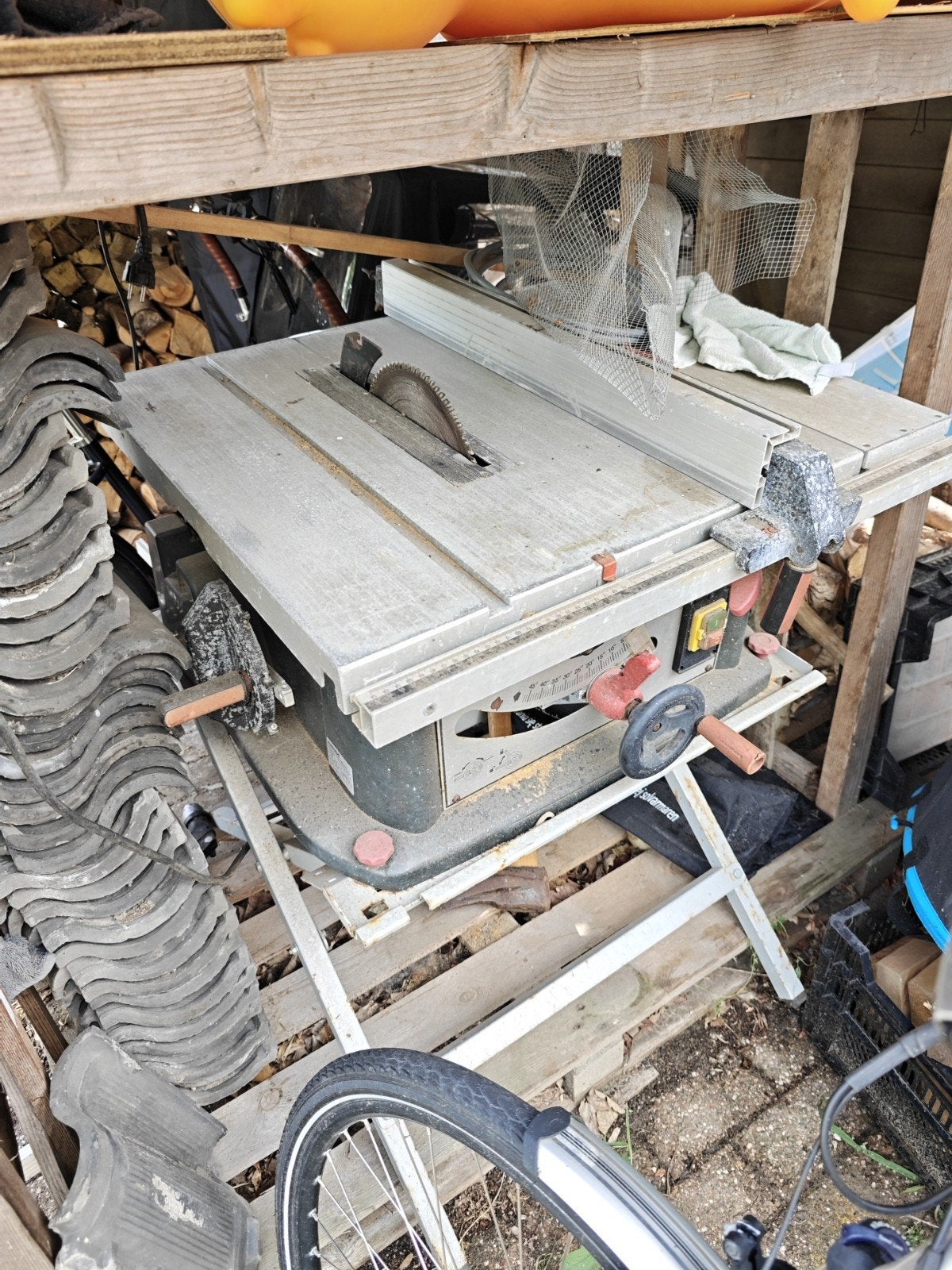 Metabo TS 250 Zaagtafel - Werkend, Doe-het-zelf en Verbouw, Gereedschap | Zaagmachines, Gebruikt, Cirkelzaag, 70 mm of meer, Ophalen of Verzenden