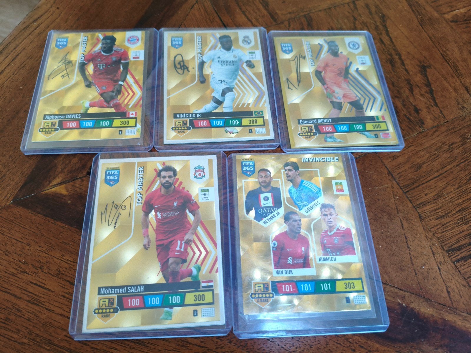 5 Topmaster kaarten FIFA 365 uit 2023, Ophalen of Verzenden, Zo goed als nieuw, Meerdere kaarten, Foil