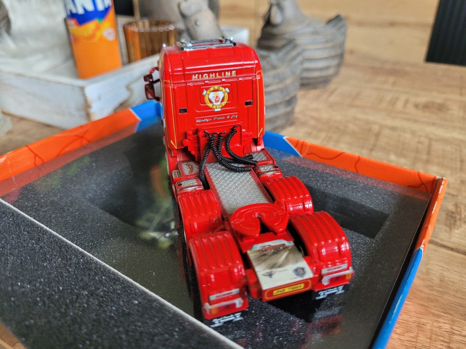 scania ashela houslage, Hobby en Vrije tijd, Modelauto's | 1:50, Tekno, Nieuw, Tekno, Bus of Vrachtwagen