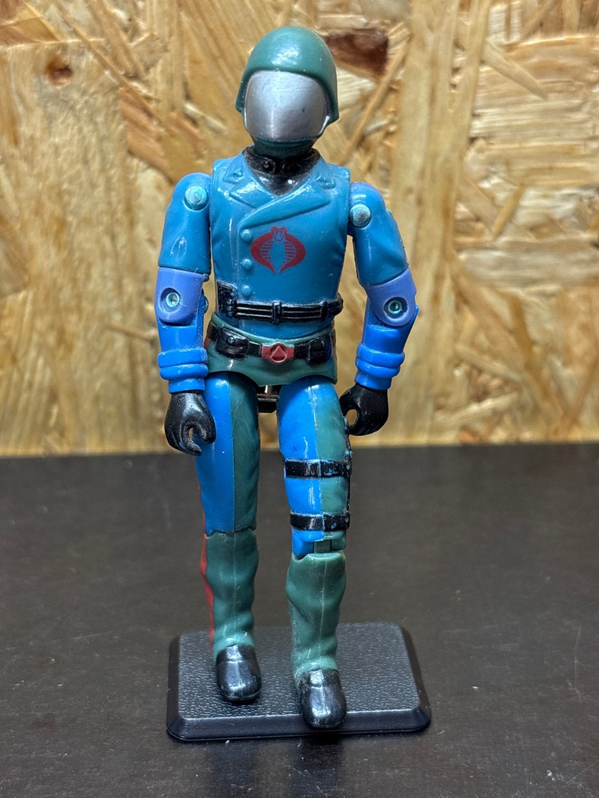 Vintage G.I. Joe Cobra commander Actiefiguur (1983), Ophalen of Verzenden, Gebruikt