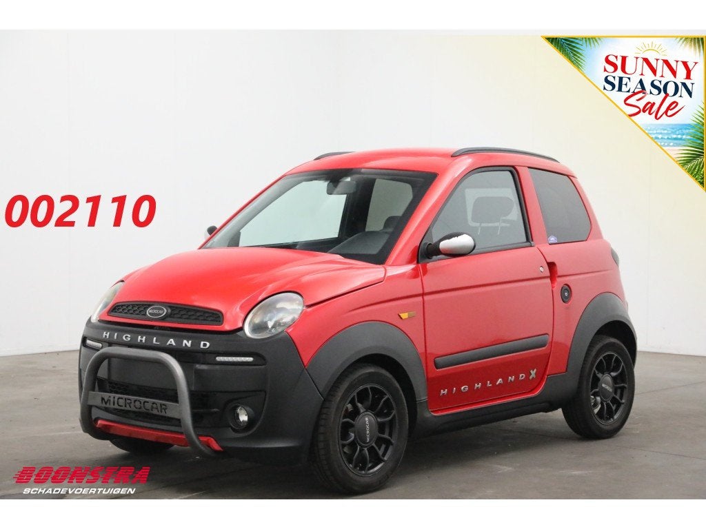 Microcar M.Go Highland X DCI JBL LMV Bluetooth (bj 2018), Boonstra Schadevoertuigen, Sales@boonstraschadevoertuigen.nl, Dopplerlaan 4
9207HC  DRACHTEN, NL