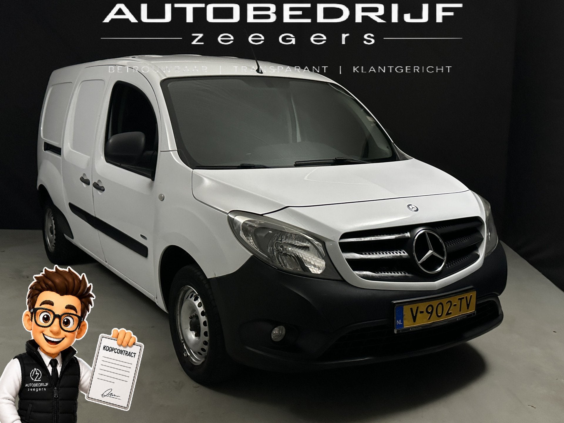 Mercedes-Benz Citan 109 CDI BlueEFFICIENCY Extra Lang *AC*Bl, Euro 5, Gebruikt, 4 cilinders, 715 kg