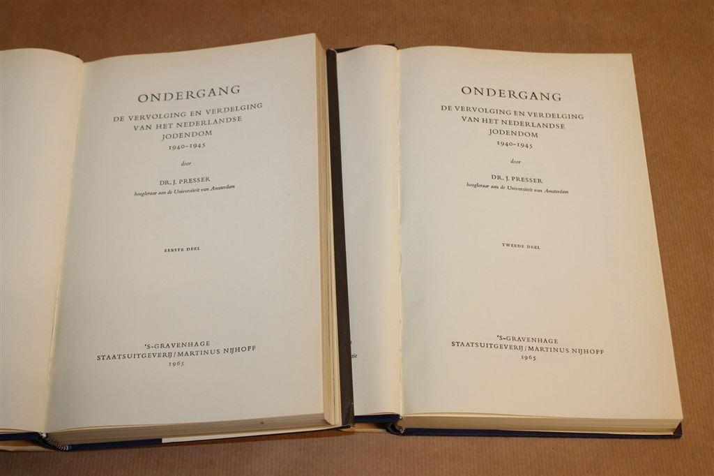 Ondergang I & II — Presser, Jodenvervolging, Compleet 1965, Ophalen of Verzenden, Gelezen