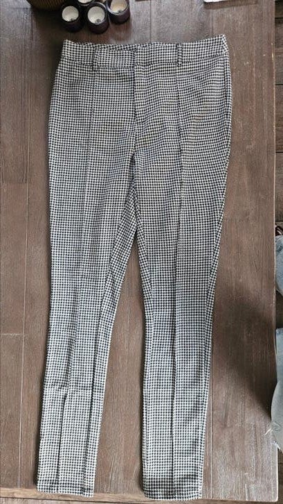 GIVEN Zwart-witte Pied-de-Poule Broek Maat M, Maat 38/40 (M), Zwart, Ophalen of Verzenden, Zo goed als nieuw