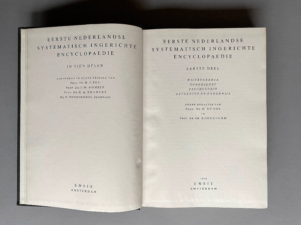 E.N.S.I.E. Encyclopedie (1946), Ophalen, Zo goed als nieuw, Algemeen, Complete serie