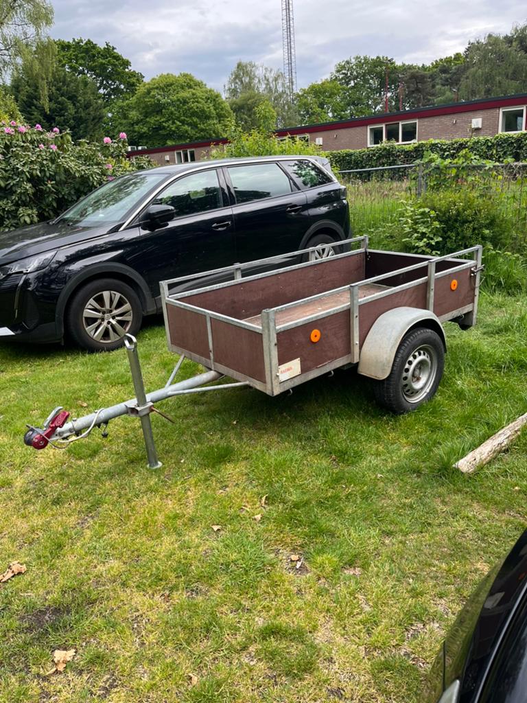 Fijne aanhanger gegalvaniseerd 200 x105, Ophalen of Verzenden, Zo goed als nieuw