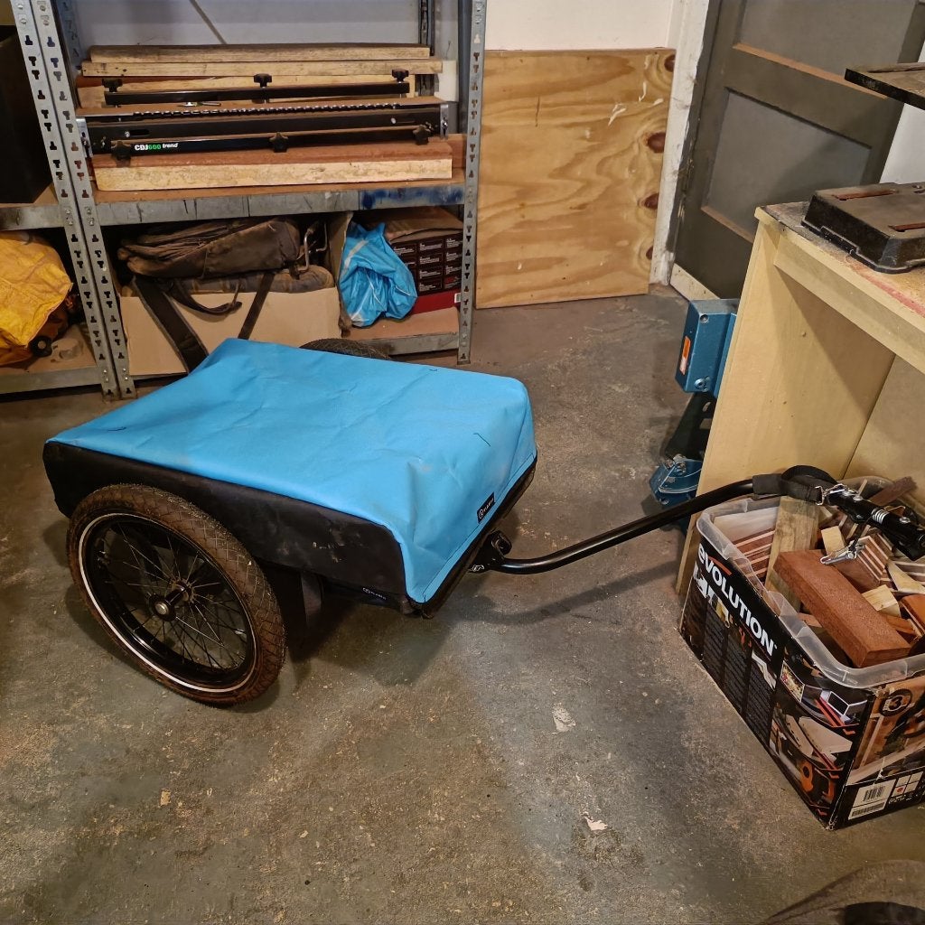 Klarfit Cargo Bull Fietskar, Ophalen, Gebruikt, Opvouwbaar, Bagagekar