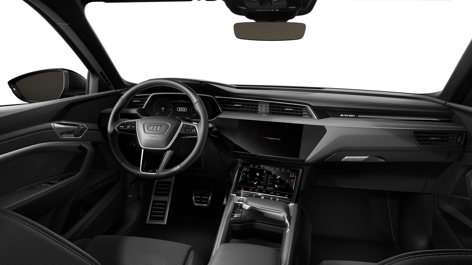 Audi Q8 e-tron 55 quattro S Edition 115 kWh Trekhaak - Panor, Auto's, Automaat, Dealer onderhouden, Gebruikt, Huisgarantie