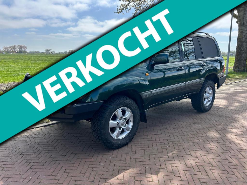 Toyota LandCruiser 100 serie 4.2 Ex.Standard Automaat, Airco, Auto's, Toyota, Gebruikt, Beige, 4164 cc, Diesel