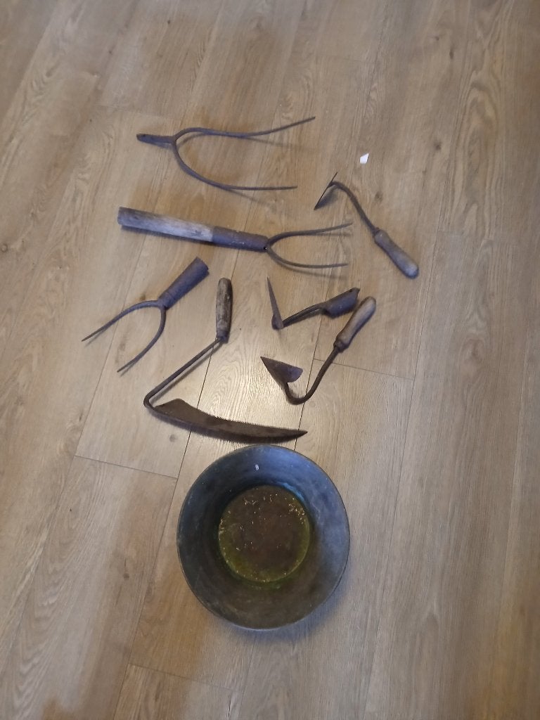 Nostalgisch gereedschap decoratief, Ophalen