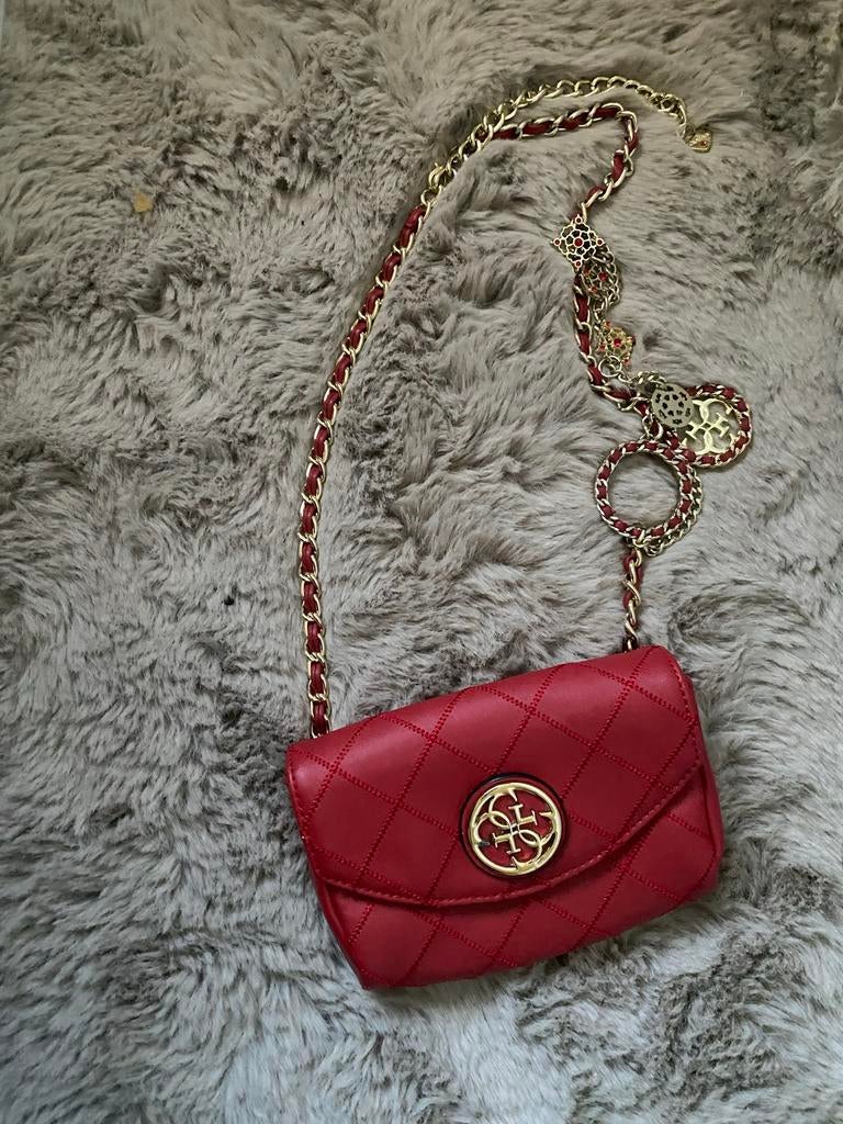 Originele Guess Tas - Rood, Ophalen, Zo goed als nieuw, Rood, Handtas