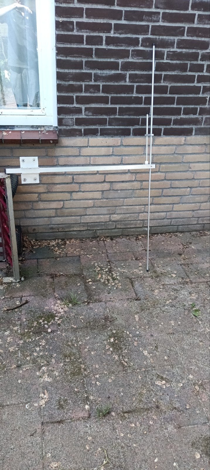 3M FM antenna (dipol), Ophalen, Mast