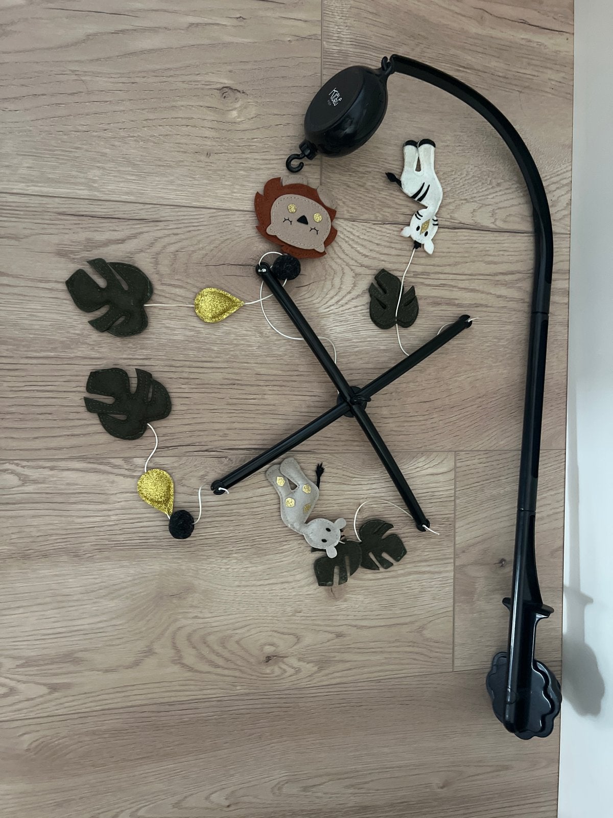 Muziekmobiel Jungle Dieren - Baby Boxmobiel - 10 Melodieën, Kinderen en Baby's, Ophalen of Verzenden, Nieuw, Mobiel, Met geluid