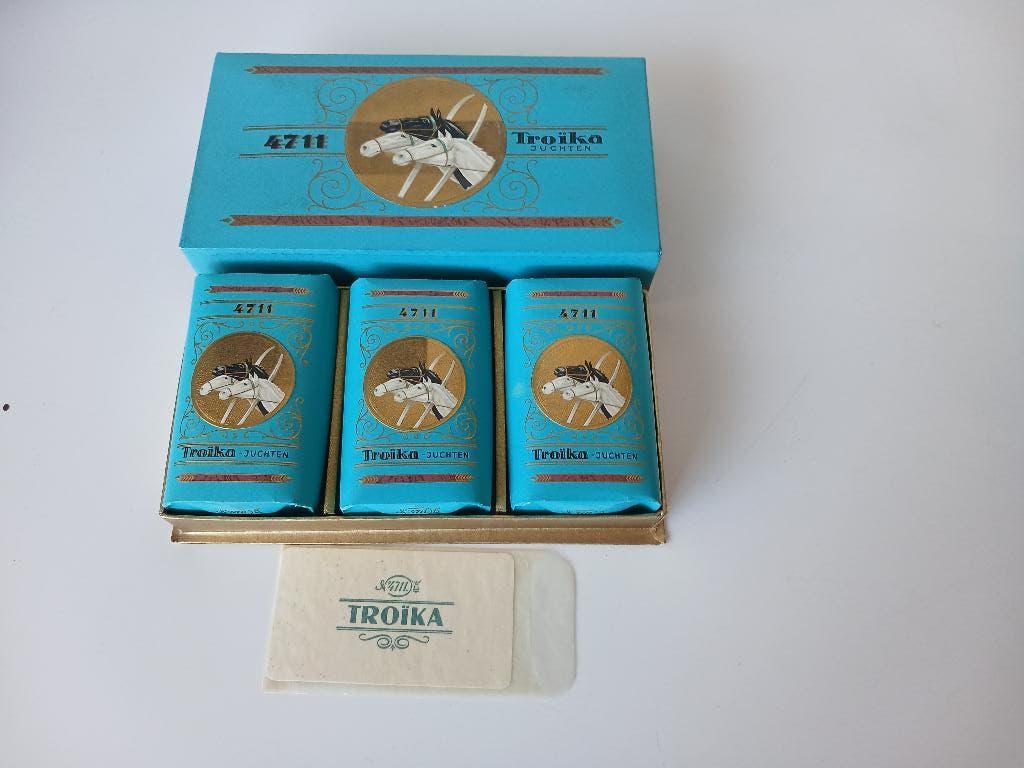 RARITEIT !!!   4711 Troika Juchten zeep en 4711 Lavendel, Verzenden, Nieuw, Overige typen, Gevuld