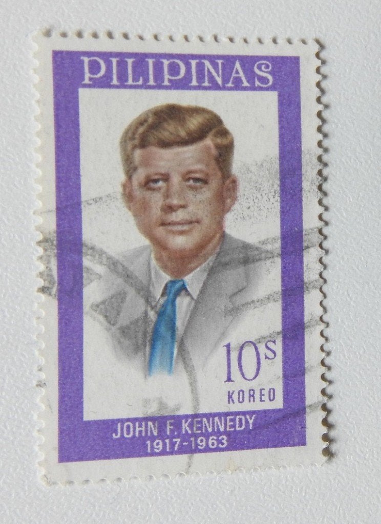 1 postzegel 1965 J.F. Kennedy  Filipijnen, Verzenden, Gestempeld, Centraal-Azië