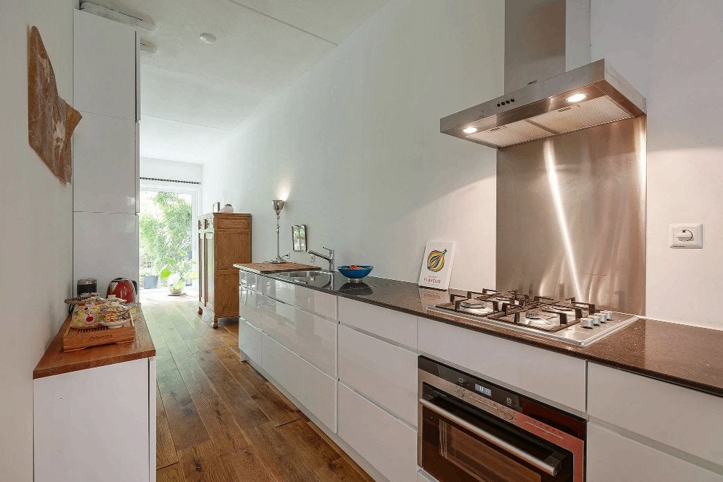 Kvik keuken inclusief inbouwapparatuur, Huis en Inrichting, Keuken | Complete keukens, Ophalen, Gebruikt, Wit, Enkelwandige keuken