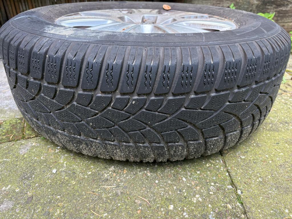 Winterbanden met velgen voor Audi, Auto-onderdelen, Banden en Velgen, Ophalen, Banden en Velgen, 17 inch, Winterbanden