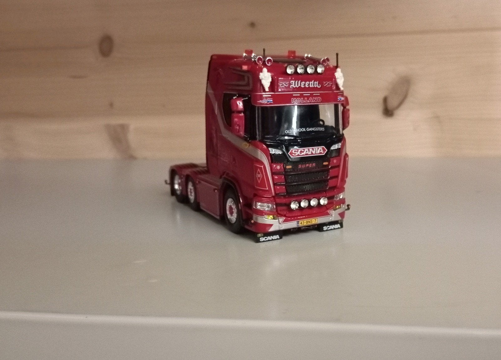 Scania NGS Weeda "Oldschool Gangsters" Tekno, Ophalen of Verzenden, Nieuw, Bus of Vrachtwagen, Tekno