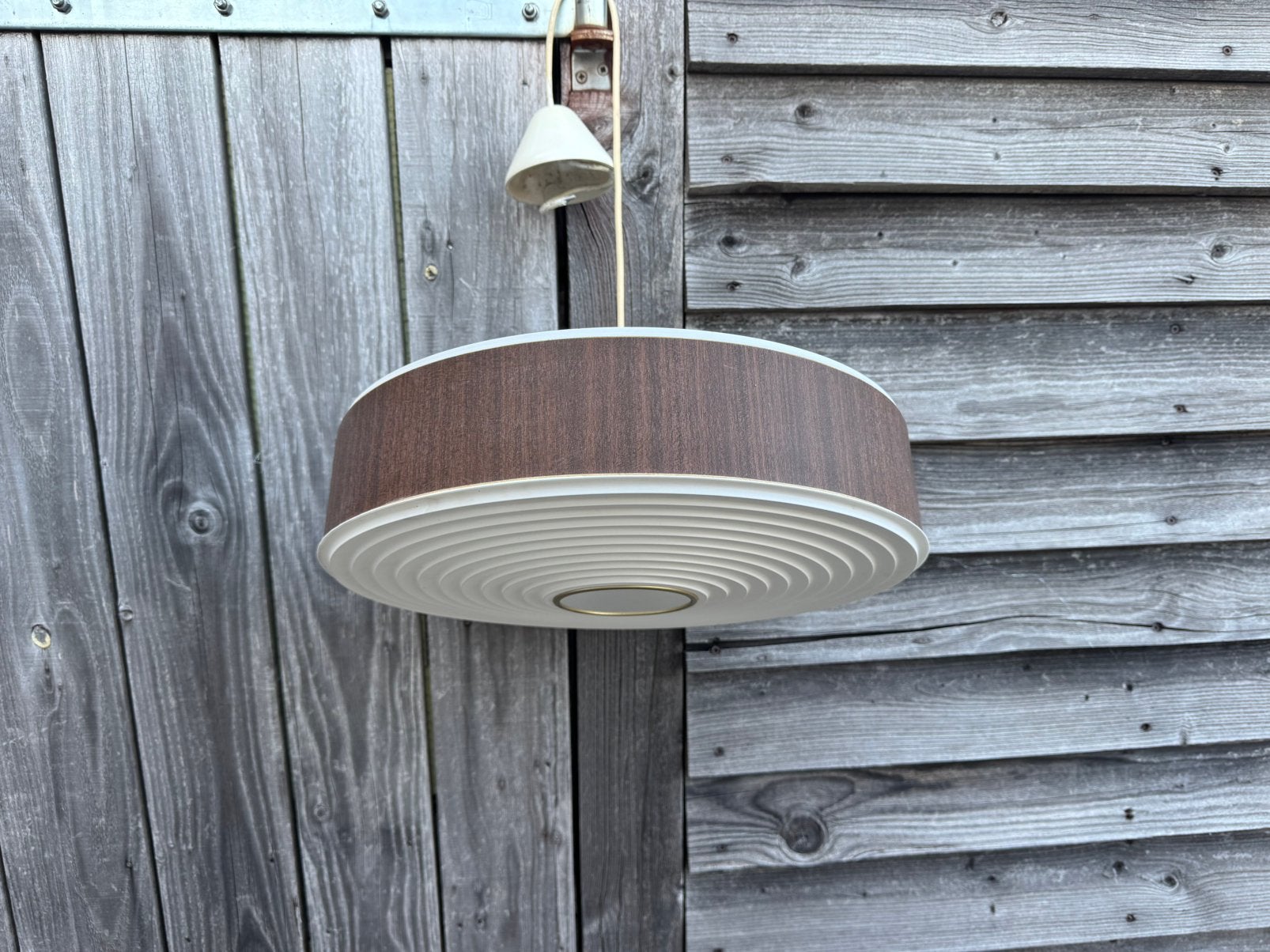 Philips Space Age hanglamp vintage jaren 60/70, Overige materialen, Gebruikt, Jaren 60/70, E27 (groot)